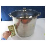 20qt Stainless Large Cookpot w/ Lid