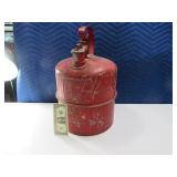 Antique Metal FlipTop 20" Gas Type Can