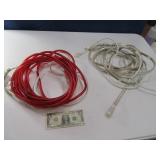 (2) LED Rope Strands RED