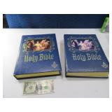 (2) Masonic Ovrszd Hardback Holy Bibles