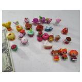LOT Kids Pencil Figural Eraser Shopkins & Heads