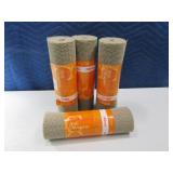 (4) New Rolls Shelf Liner 12" x 12
