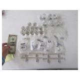 (37) Clear/Glass Type Handles & Knobs $$