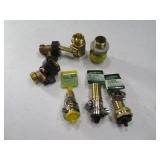 (7) New Brass Hose Attachments Ends $$ grpA