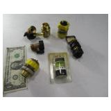 (7) New Brass Hose Attachments Ends $$ grpB