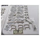 (34) StainlessLook Drawer Handles most new