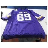 ALLEN Minnesota #69 VIKINGS szXL Jersey NIKE
