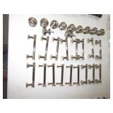 (28) Stainless Look Knobs & Handles