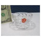 NACHMANN 3.5" Crystal Engraved Dish