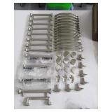 (46) StainlessLook Drawer Handles & Pulls $$