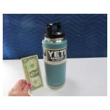 New YETI 36oz Rambler Vac Bottle Turqoise ish