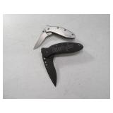 (2) KERSHAW SingleBlade smaller Pocket Knives