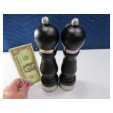 New Black PEUGEOT 9" Salt & Pepper Grinders