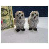 Owl Themed Salt & Pepper modern pottery set