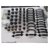 (59) Blackish/Bronze Drawer Handles & Knobs asst $