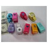 (9) Small AMERICAN GIRL Crafting Paper Punches