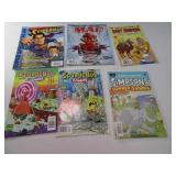 (6) 2000s Comic Books Simpsons~MAD~SpongeBob