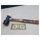New VAUGHAN 24oz 2sided Rubber Mallet Hammer
