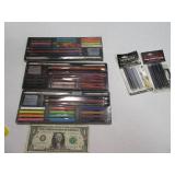 (5) New Charcoal Type Draw Pencil SETS