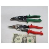 (2) WISS Tin Metal Snips Hand Tools