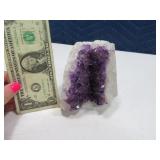 4" Bright Purple Amethyst Upright Gemstone Rock
