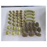 (44) Brass Drawer Handles & Knobs asst