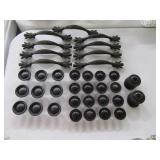 (34) Blackish/Bronze Knobs & Handles asst EXC