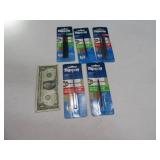 (5) New Packs TAPCON CarbideTipped Drill Bits