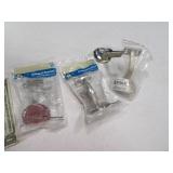 (4) New Silver Stair Handrail Brackets Holders