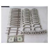 (48) StainlessLook Drawer Handles & Knobs asst $$