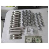 (35) StainlessLook drawer Handles & Knobs