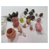 (15+) Mini PIG Collection Glass~Pottery