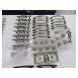 (35) Stainless Look drawer Handles & knobs