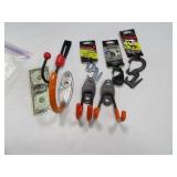 (7) HD Hanging Hooks & Carabiner~CamJam~RopeTightn