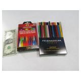 (2) New Colored Pencil Sets PRISMA & KOHINOOR