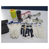 LOT Racquetball Balls~Gloves~Glasses Storage