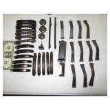 (37) Bronzish Metal Drawer Handles & Knobs