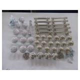 (43) SilverIsh Metal Drawer Handles & Knobs $