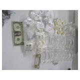 (43) GlassLook Drawer Knobs & Pulls Asst