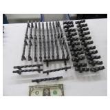 (47) Black SwirlFront Funky Drawer Pulls & Handles
