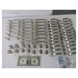 (56) Bright Stainless Drawer Handles & Knobs