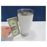 White YETI 8" Insulated Drinking Tumbler "AA"