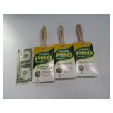 (3) New WOOSTER PRO 3" Paint Brushes