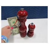 New Red PEUGEOT Salt & Pepper Grinder SET $$