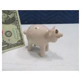 Signed PIG Pottery 4" Unique Instrument