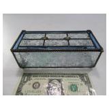 Beautiful Stained Glass 7" Trinket Box $$