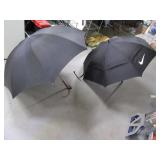 (2) Large Golf-Like Umbrellas NIKE & other