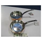 (2) New BAUMALU Copper Clad 6" Pan & Pot $$