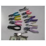 (11) Craft Scrapbooking Punches Fiskars~Stewart~Ec