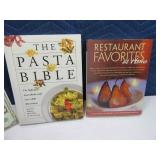 (2) Cookbooks: Rest Favs & PASTA Bible hrdbk $